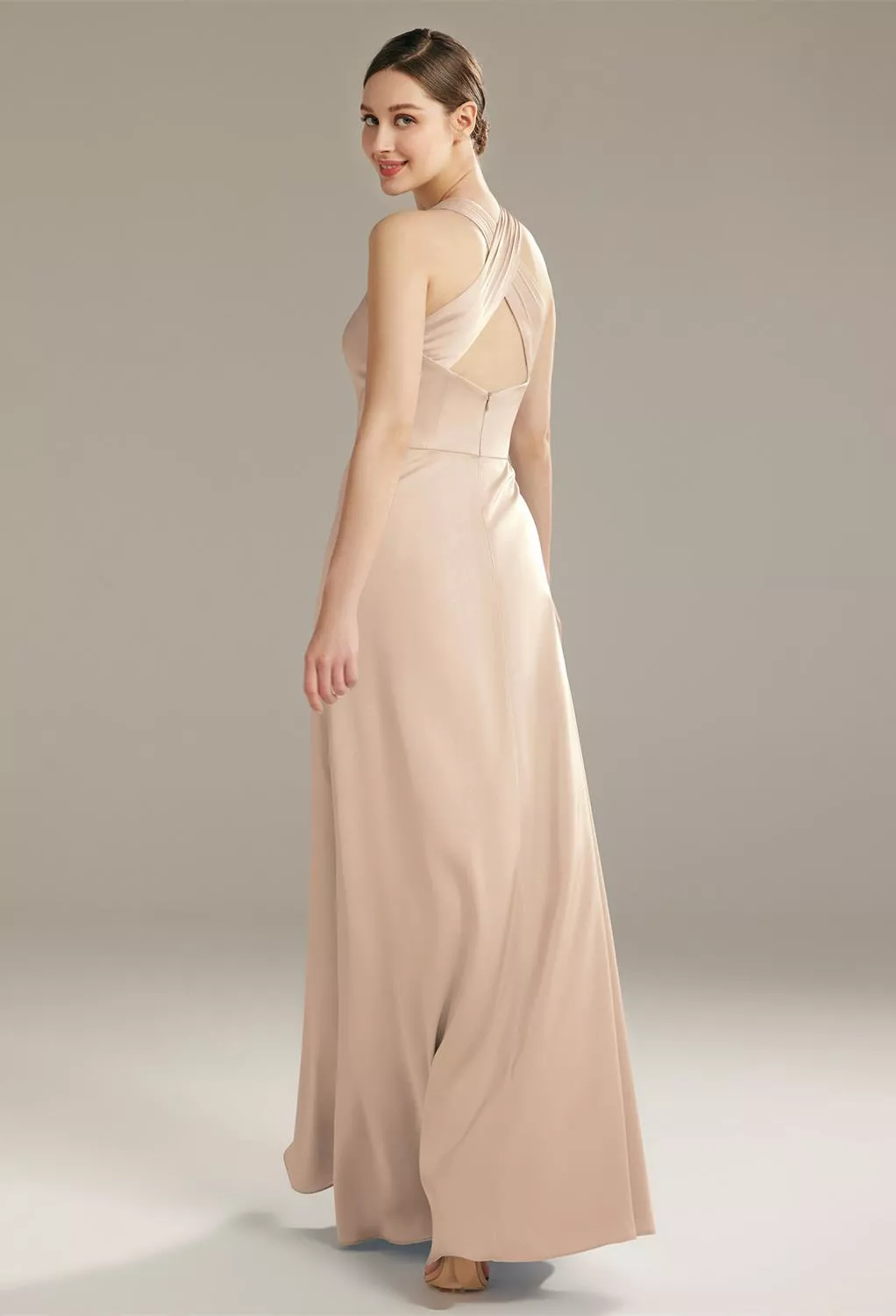 AW Oliva Taupe  Bridesmaid Dresses